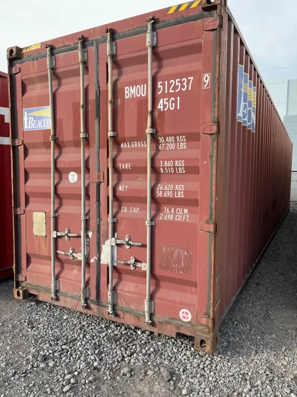 40' High Cube Cargo Worthy Used