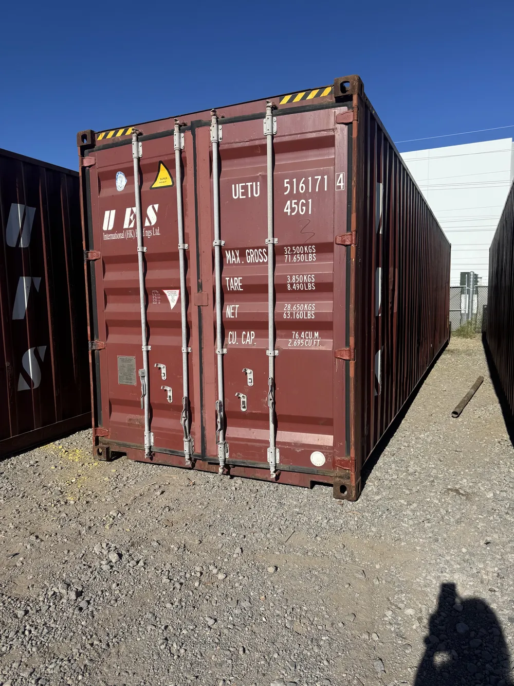 40' High Cube Used: UETU 516171-4