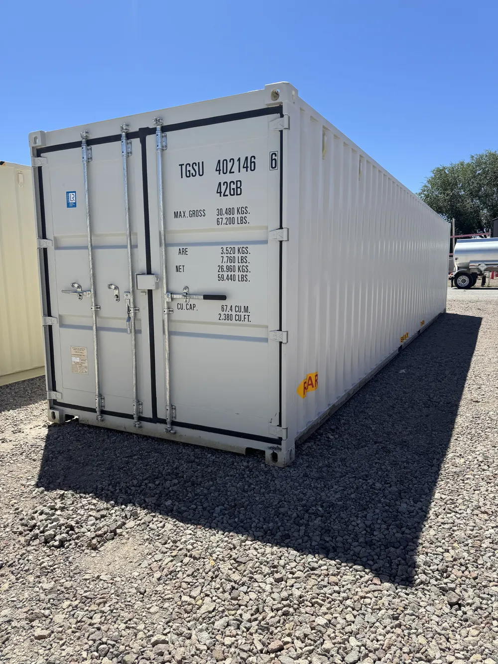 40' Standard One Trip Double Door: TGSU 402146-6