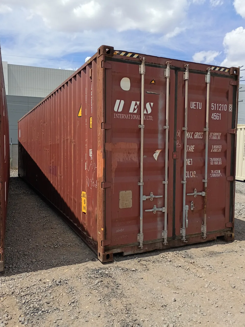 40' High Cube Used: UETU 511210-8