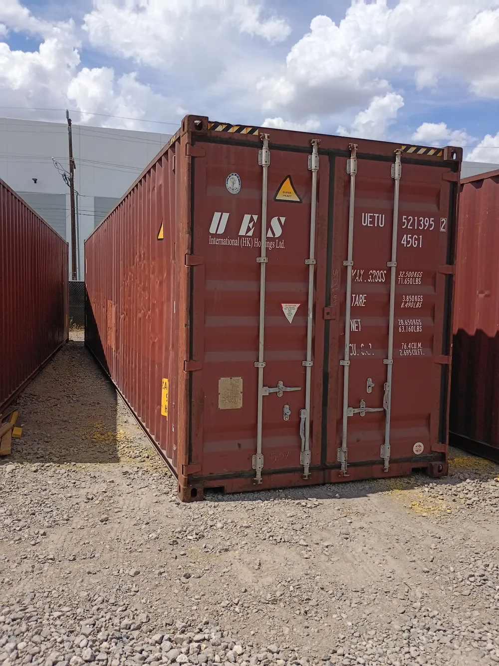 40' High Cube Used: UETU 521395-2