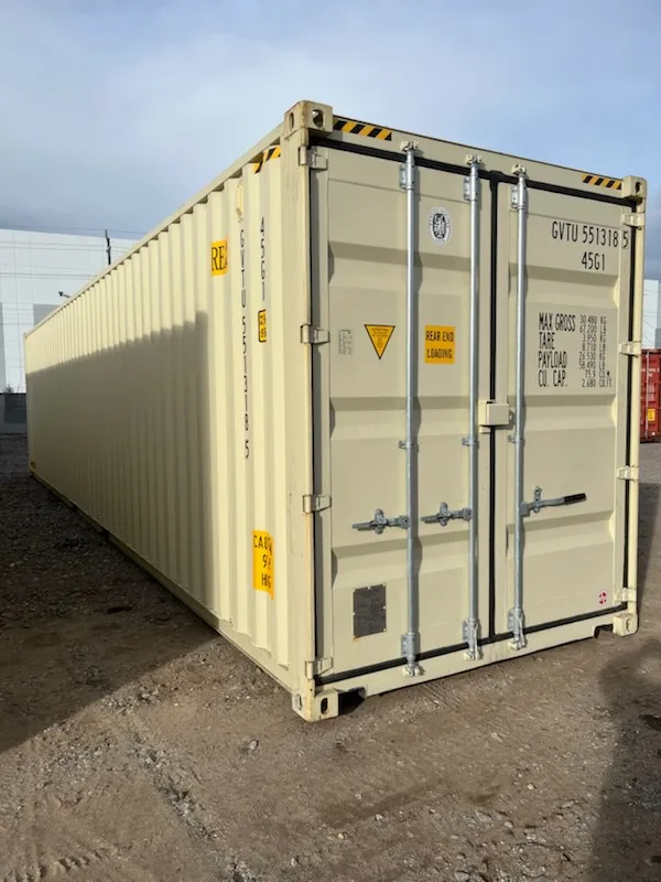 40' High Cube One Trip Double Doors